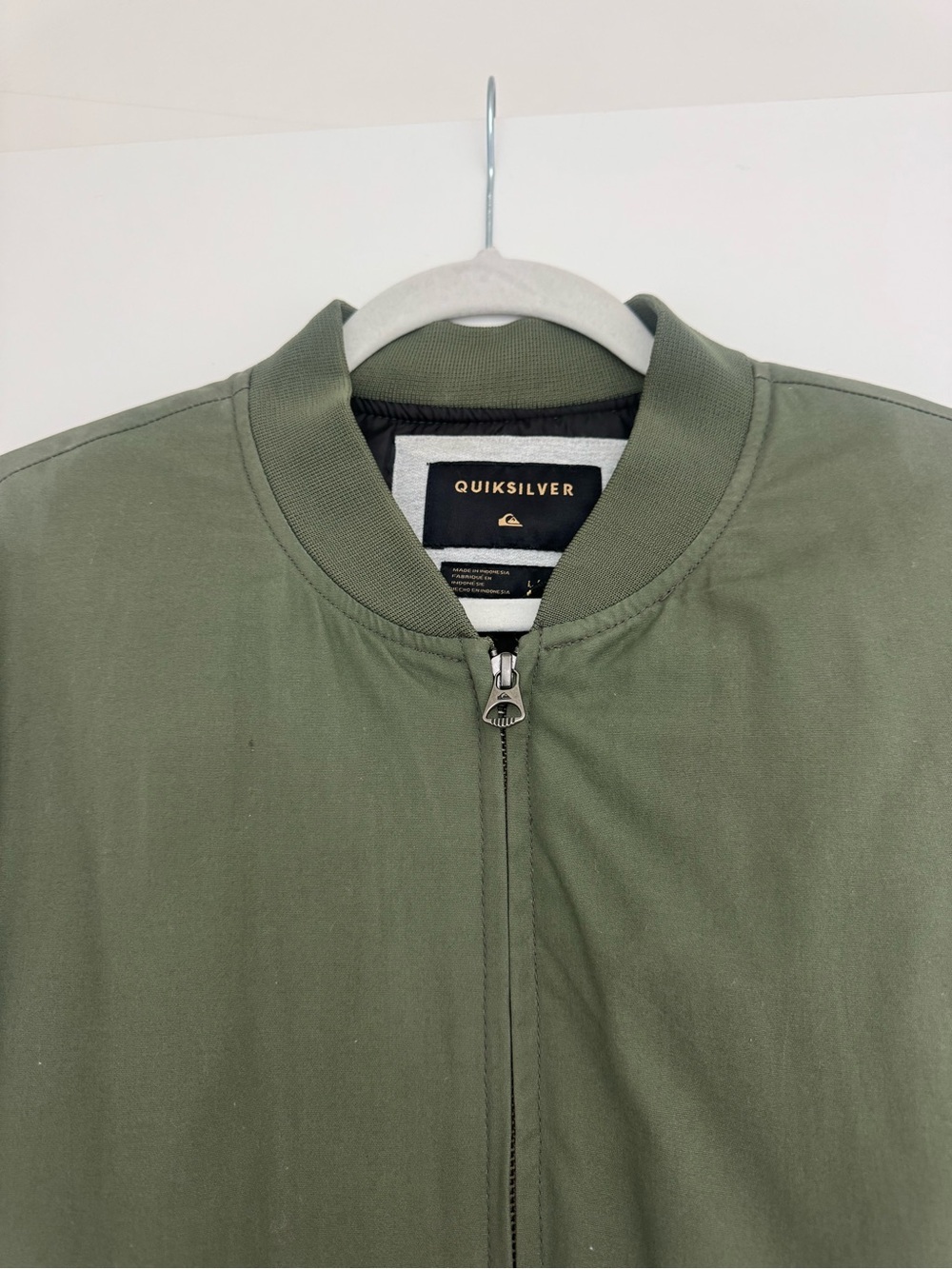 Quiksilver Ogoki Men's Olive Bomber Jacket - Picture 12 of 13
